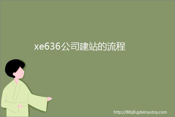 xe636公司建站的流程